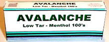 Dollhouse Miniature Avalanche Menthol Cigarettes - Carton